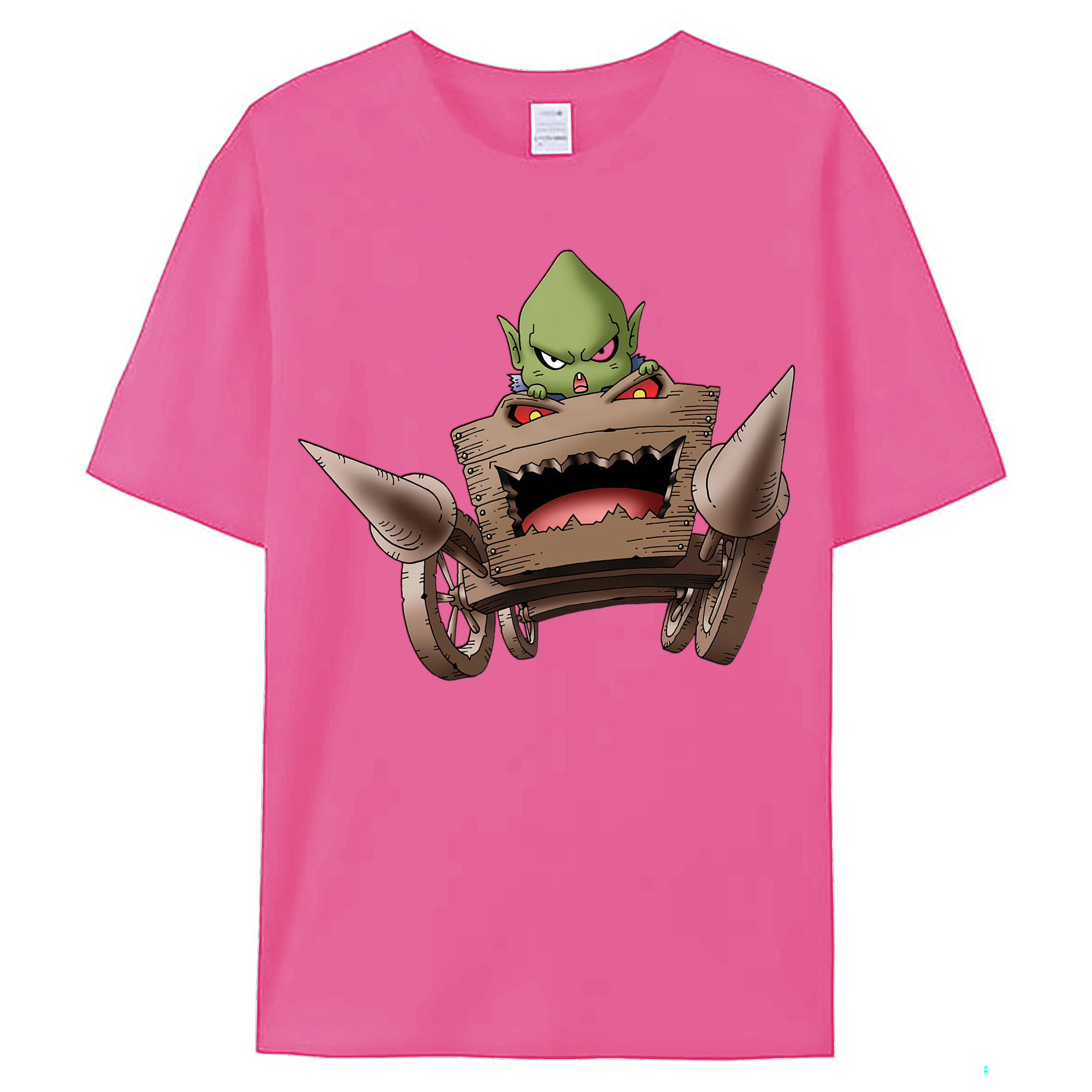 （画像用） ドラゴンクエスト Doragon Kuesuto Dragon Quest レディースカジュアルプリントTシャツ（綿100％）